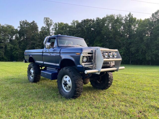 1974 Ford F250 Pickup Blue 4WD Automatic 1974 Ford F250