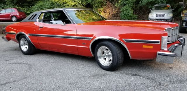 1974 FORD TORINO ELITE*58K*2-DOOR AUTO*351 WINDSOR*BLACK RAG TOP*CLEAN!!!! 1974 Ford Torino ELITE