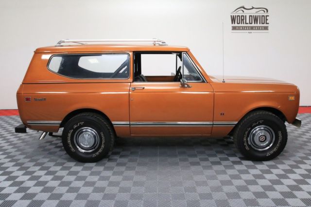 1974 International Harvester Scout FACTORY REMOVABLE HARD TOP V8 4-SPEED 4X4 - photo 10