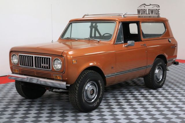 1974 International Harvester Scout FACTORY REMOVABLE HARD TOP V8 4-SPEED 4X4 - photo 2