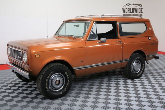 1974 International Harvester Scout FACTORY REMOVABLE HARD TOP V8 4-SPEED 4X4 - photo 4