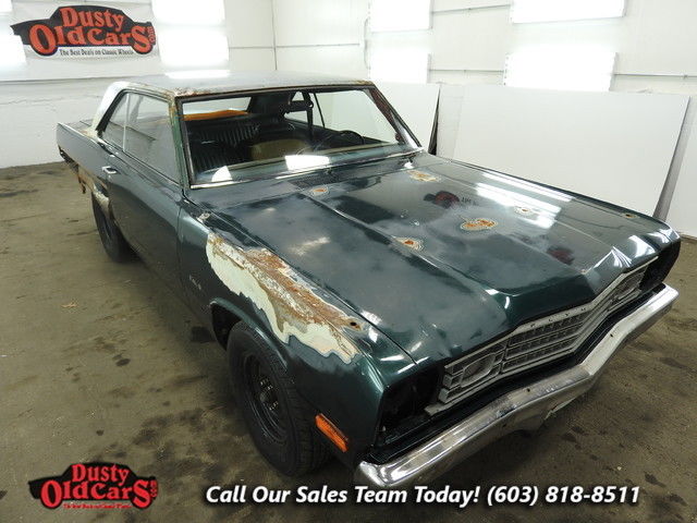 1974 Green Project Car 318V8 3 spd auto! 1974 Plymouth Scamp Project Car 318V8 3 spd auto
