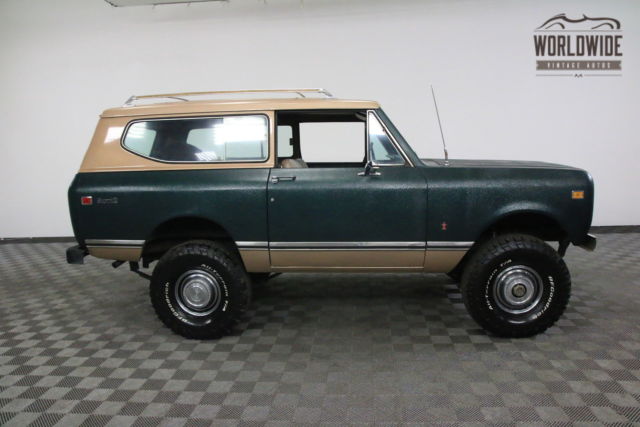 1974 International Harvester Scout RESTORED RARE 4X4 CONVERTIBLE AUTO PS PB - photo 8