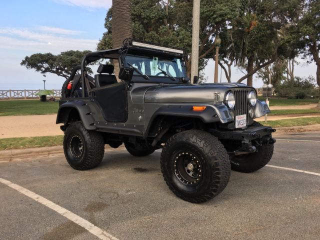 1974 Grey Jeep CJ5 - Restored 1974 Jeep CJ