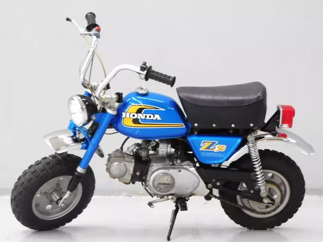 1974 Honda Z50 Mini Trail 0 Miles Sapphire Blue mini_pocket 49 cc 3-Spd Semi-Au 1974 Honda Z50 Mini Trail