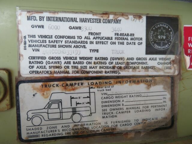 1974 International Harvester 100 - photo 11