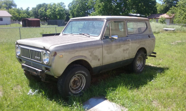 1974 international scout II-Tx truck, rust free tub. 1974 International Harvester Scout