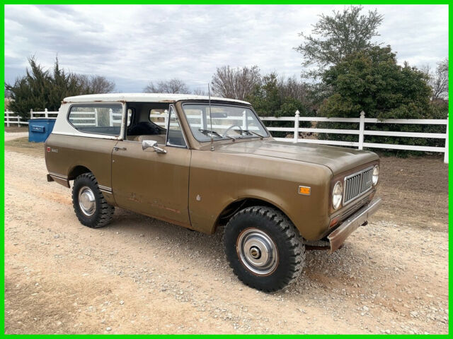1974 International Scout II, V8, 4WD, Survivor NO RESERVE 1974 International Harvester Scout International Scout II, V8, 4WD, Survivor