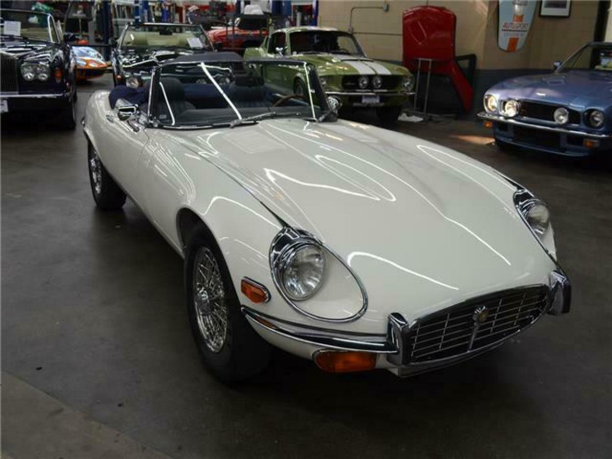 1974 Jaguar XKE V12 Series III 30354 Miles White Convertible 5.3L V12 Manual 1974 Jaguar XK V12 Series III