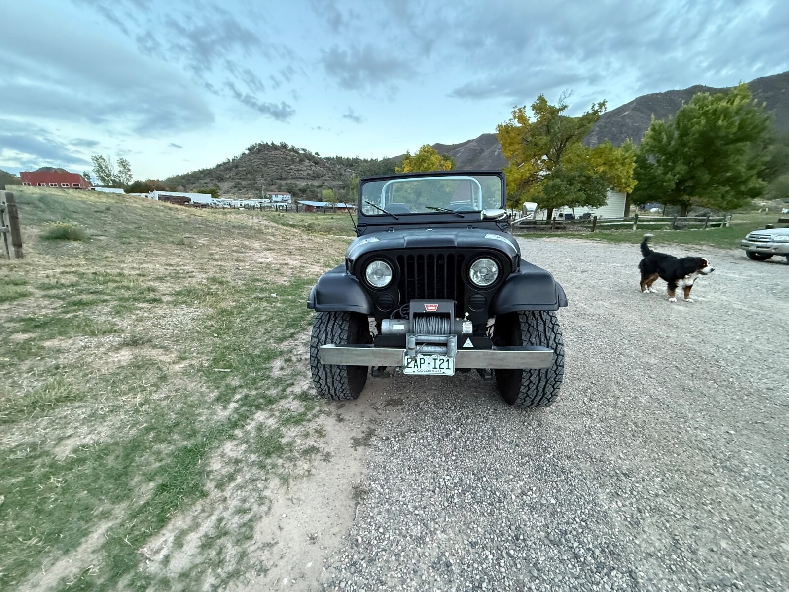 1974 Jeep CJ Carbon black body with diamond plating - photo 8