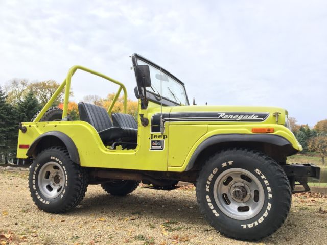 1974 Jeep CJ-5 Renegade .. 19,050 Original Miles .. Survivor .. V8 Manual 1974 Jeep CJ Renegade