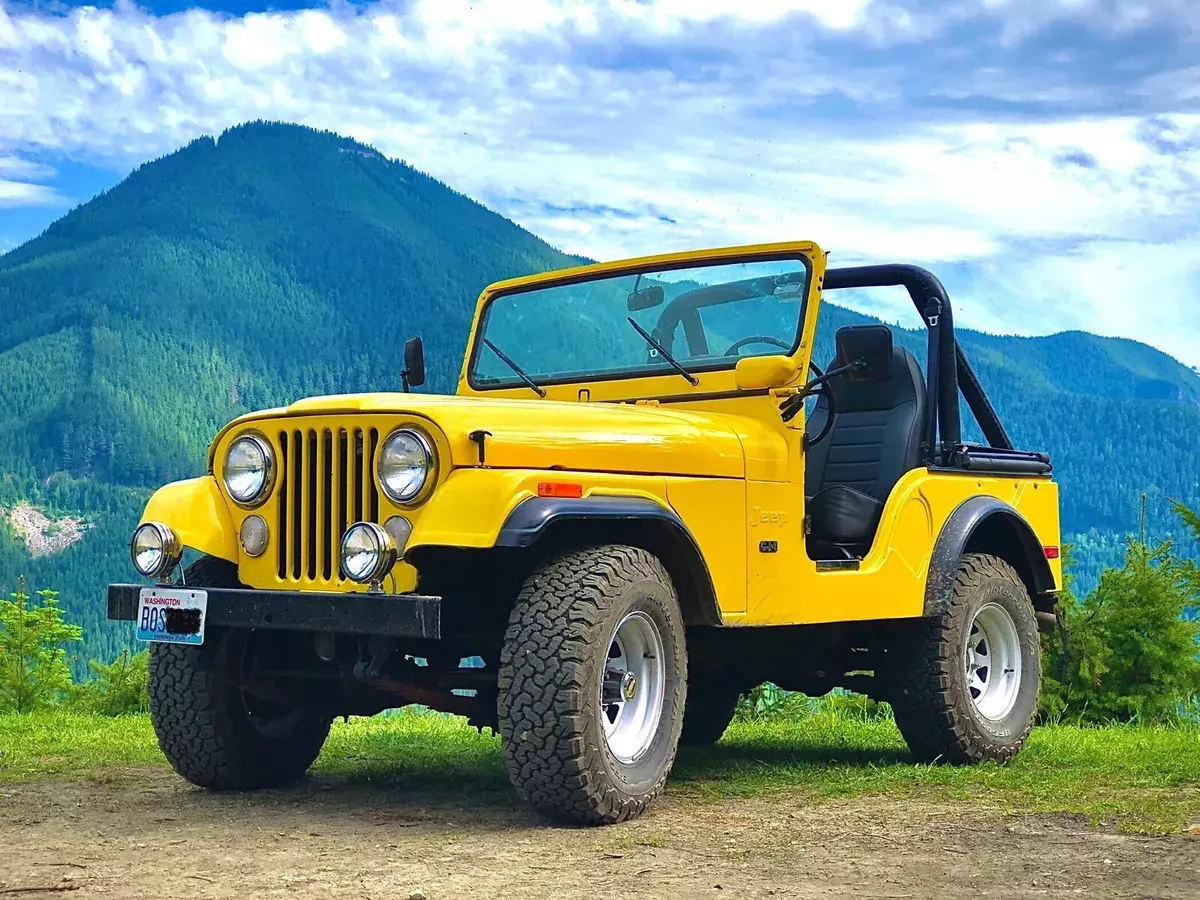 1974 Jeep CJ-5 SUV Yellow 1974 Jeep CJ-5