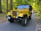 1974 Jeep CJ-5 SUV Yellow 4WD Manual 1974 Jeep CJ-5