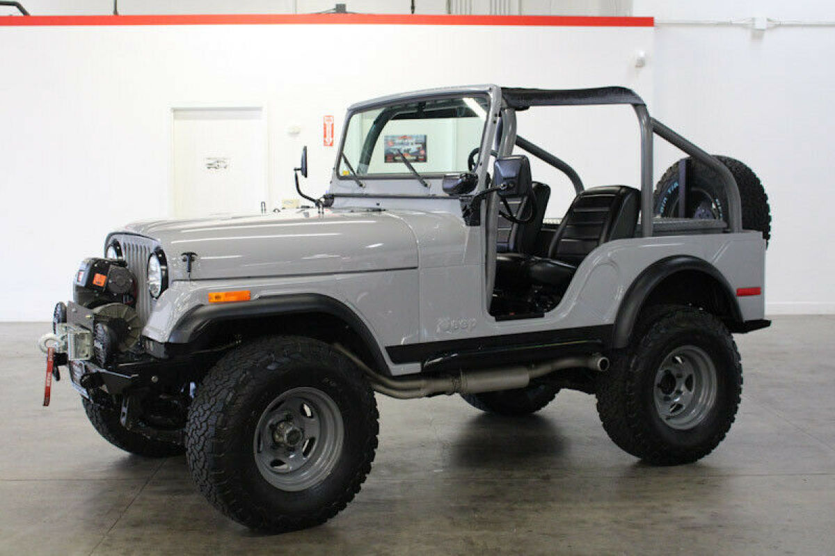 1974 Jeep CJ5 91849 Miles Gray Convertible 1974 Jeep CJ