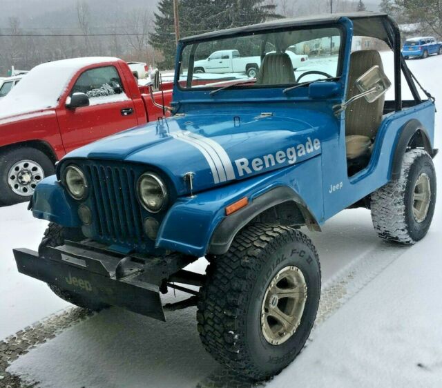 1974 Jeep CJ5 Cj 5 CJ7 Wrangler Scrambler Renegade 304 V8 4 speed 4x4 M38A1 1974 Jeep CJ Renegade