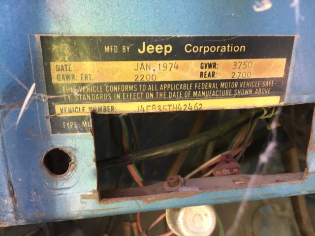 1974 Jeep CJ CJ5 - photo 10