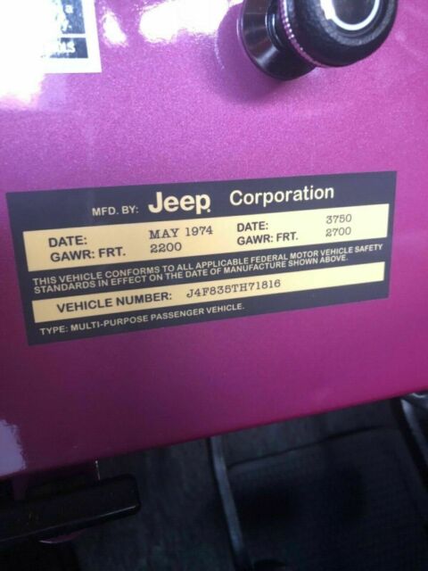 1974 Jeep CJ - photo 10