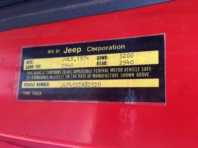 1974 Jeep J-10 - photo 2