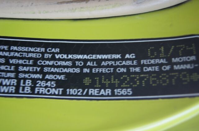 1974 Volkswagen Karmann Ghia Coupe - photo 10