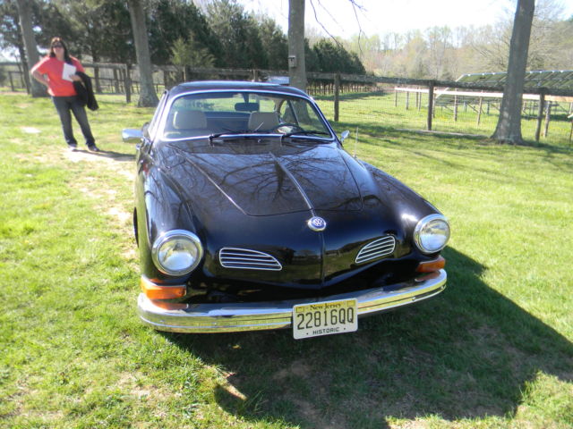1974 Karmann Ghia restored ,solid original car, black, ready to drive fun 1974 Volkswagen Karmann Ghia