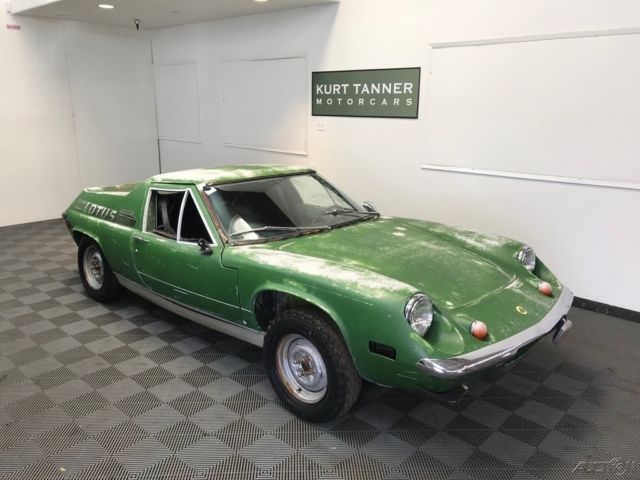 1974 LOTUS EUROPA TWIN CAM SPECIAL. 5-SPEED. PROJECT CAR NEEDING RESTORATION. 1974 Lotus Europa TWIN CAM SPECIAL 5-SPEED
