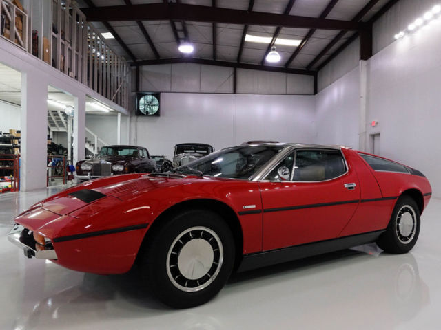 1974 Maserati Bora 4.9 Coupe, matching numbers engine! Known history since new! 1974 Maserati