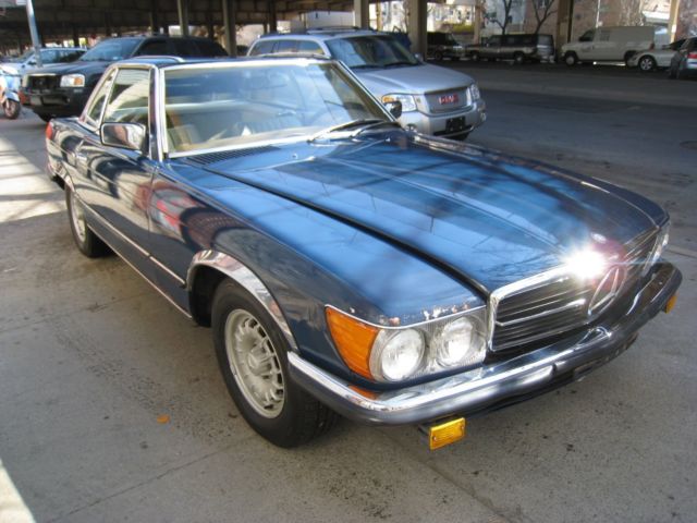 1974 Mercedes 280SL Euro W107 DB903 with Parchment Interior Small Bumpers 1974 Mercedes-Benz SL-Class 280SL