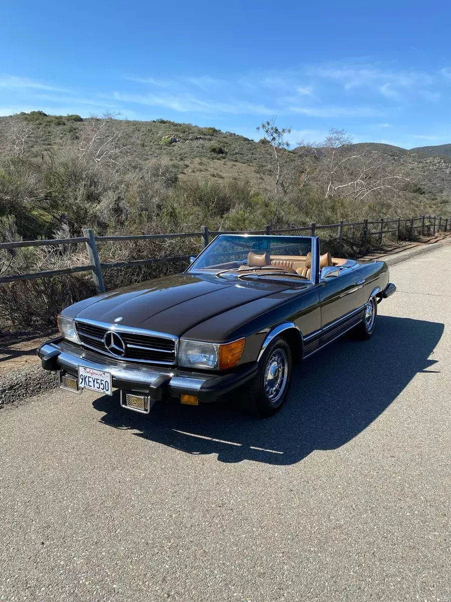1974 Mercedes-Benz 450SL Convertible Brown RWD Automatic chrome 1974 Mercedes-Benz 450SL chrome