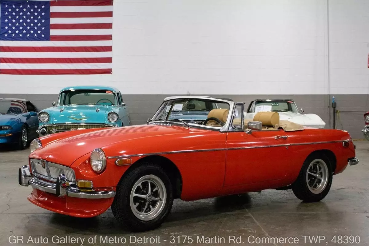 1974 MG MGB 80507 Miles Red 1.8L 4Cyl 4-Speed 1974 MG MGB