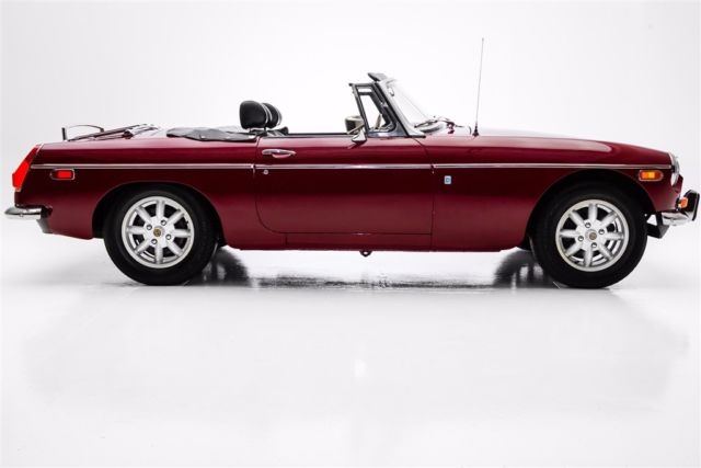 1974 MG MGB Burgundy, Chrome Bumpers, British Sports Car (WHOL - photo 4