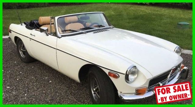 1974 MG MGB Classic Convertible Rebuilt 4 Cylinder 4-Speed RWD Leather PA c84251 1974 MG MGB