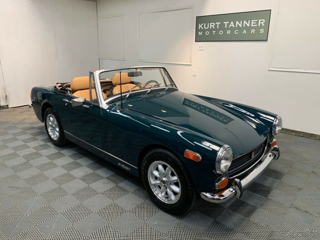1974 MG MIDGET. EXCELLENT RESTORATION ON A SOLID SOUTHWEST CAR. 1974 MG Midget 1974 MG MIDGET. 4-SPEED, 1275cc, MINILITE ALLOYS. WOOD WHEEL.
