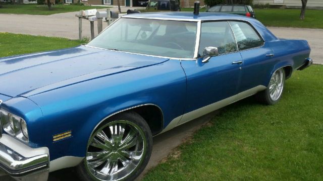1974 oldsmobile delta 88 4 door hardtop sbc lowrider donk 20"wheels 1975 1976 1974 Oldsmobile Eighty-Eight