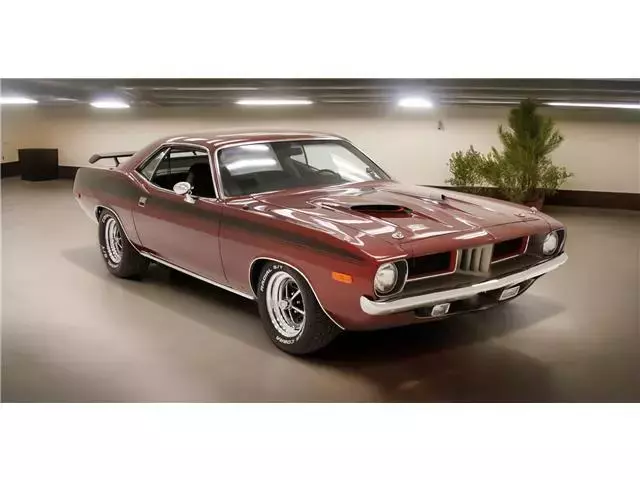 1974 Plymouth Barracuda, Burnished Red with 55,589 Miles available now! 1974 Plymouth 360 Hardtop