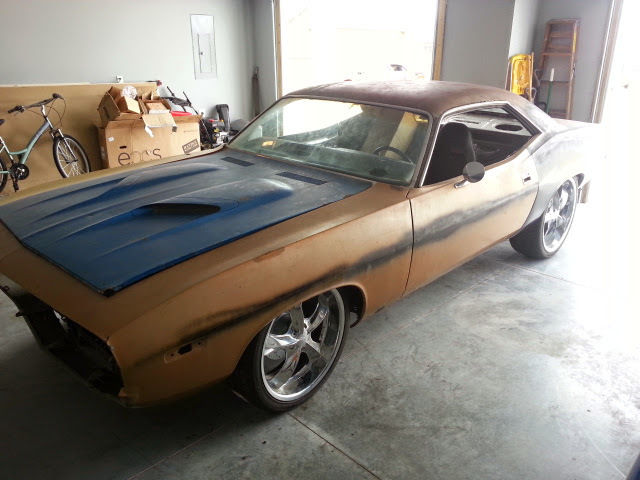 1974 Plymouth Barracuda Cuda 318 automatic Mopar 1974 Plymouth Barracuda