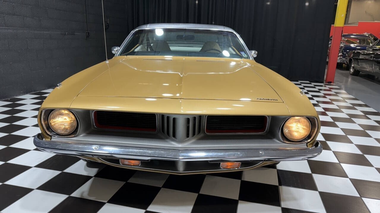 1974 Plymouth Barracuda NICE PAINT 318cid G CODE GOLDEN HAZE POLY! - photo 10