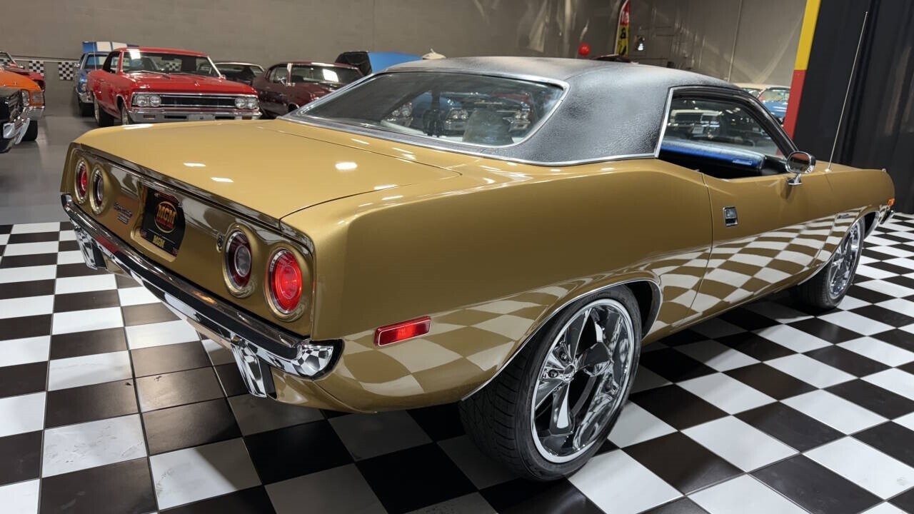 1974 Plymouth Barracuda NICE PAINT 318cid G CODE GOLDEN HAZE POLY! - photo 8