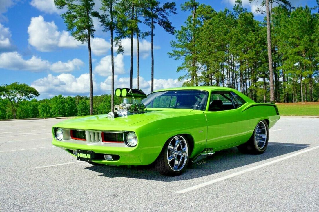 1974 Plymouth Barracuda / Pro Street / Built 426 Hemi / Flame Throwers 1974 Plymouth Barracuda