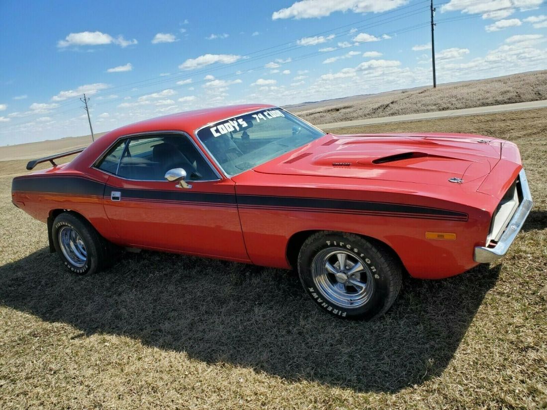 1974 Plymouth Cuda 360 Engine 4 Speed Transmission 3.91 Posi Rearend 1974 Plymouth Barracuda