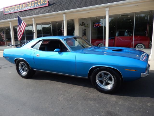 1974 Plymouth Cuda B5 blue built 340 2 Owner Car 1974 Plymouth Barracuda Cuda