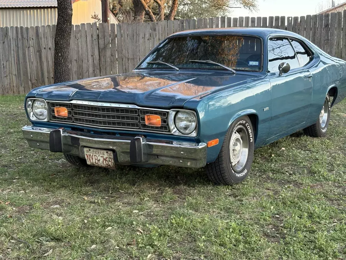 1974 Plymouth Duster Coupe Blue none 1974 Plymouth Duster none