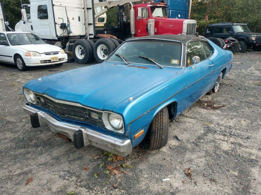 1974 PLYMOUTH DUSTER PROJECT NEEDS RESTORATION 1974 Plymouth Duster