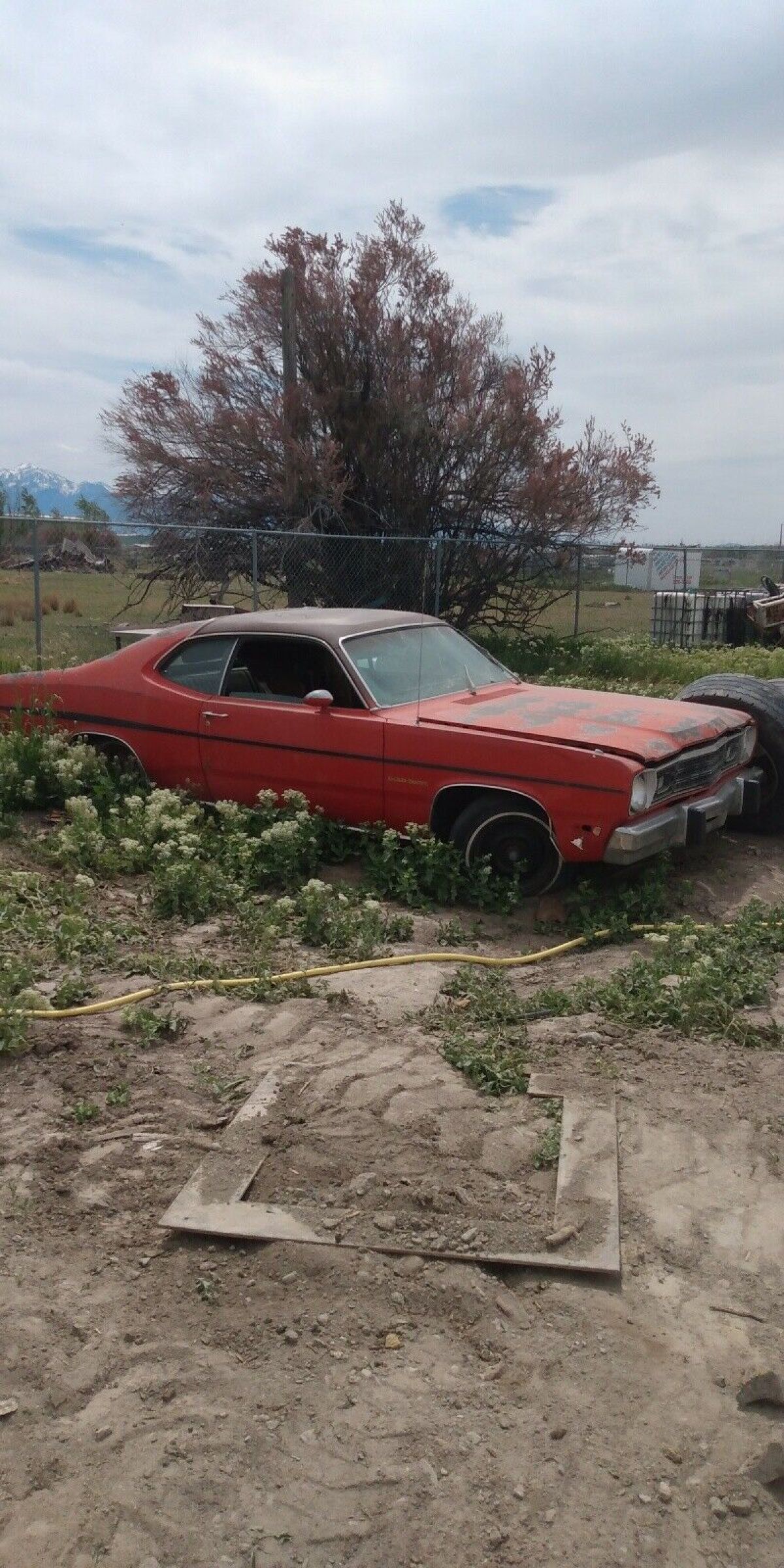 1974 Plymouth Duster gold duster