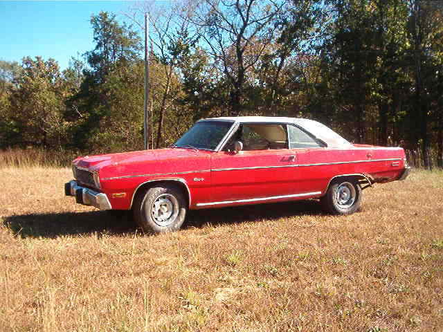 1974 Plymouth Scamp 318 V8 Automatic FE5 Red with white top and interior 1974 Plymouth Scamp