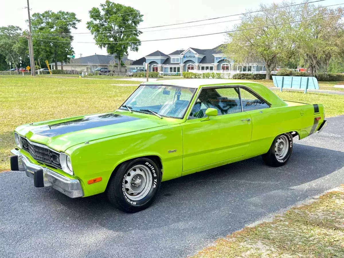 1974 Plymouth Scamp Duster Sublime Green Clean & Clear Title No Reserve 1974 Plymouth Duster