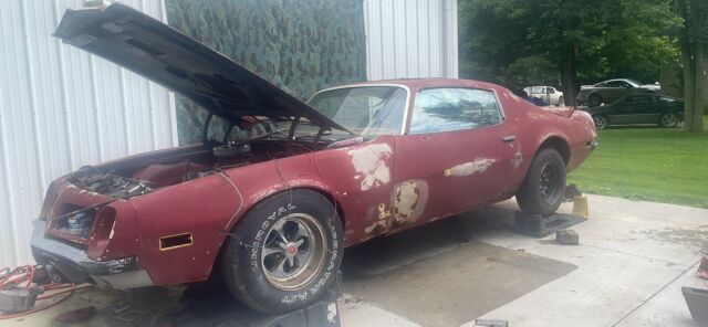 1974 Pontiac Firebird Coupe Yellow RWD Automatic 1974 Pontiac Firebird