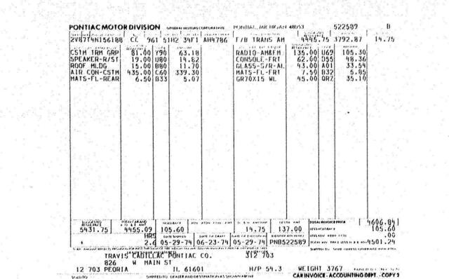 1974 Pontiac Trans Am - photo 13