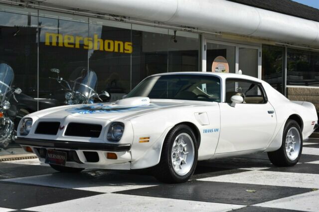 1974 Pontiac Trans Am, Rare White on White, 455 with 4 Speed! 1974 Pontiac Trans Am