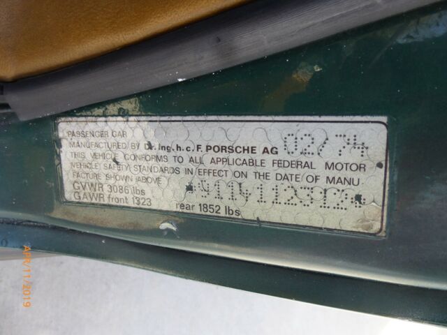 1974 Porsche 911 - photo 11