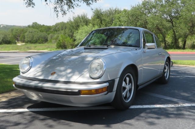 1974 Porsche 911S Coupe - Silver & Red - Freshly Restored - Dozens of Photos 1974 Porsche 911 S